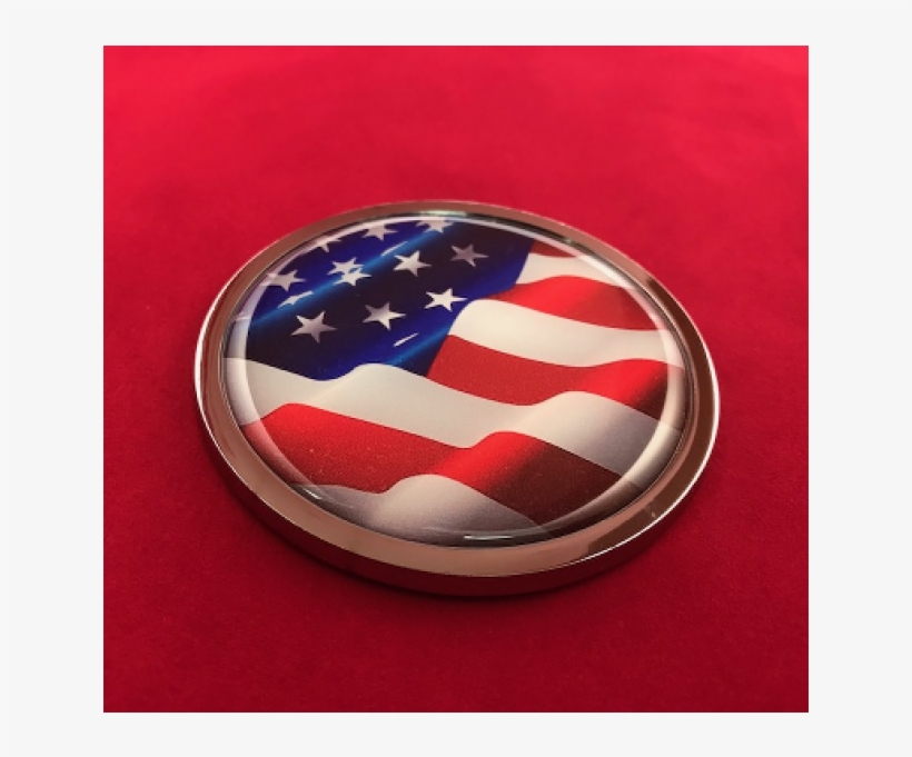 Waiving American Flag 3d Domed Emblem - Flag Of The United States, transparent png #8270498