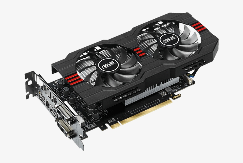 Placa De Vídeo Asus Radeon R7 360 2gb R7360 Oc 2gd5 - Radeon R7 360 2gb Amd, transparent png #8270620