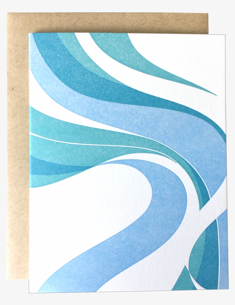 Fillmore Swirl Blank Card - Motif, transparent png #8270664
