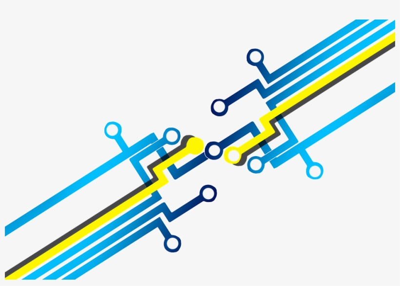 Circuits Png - Transparent Circuit Lines Png, transparent png #8271135