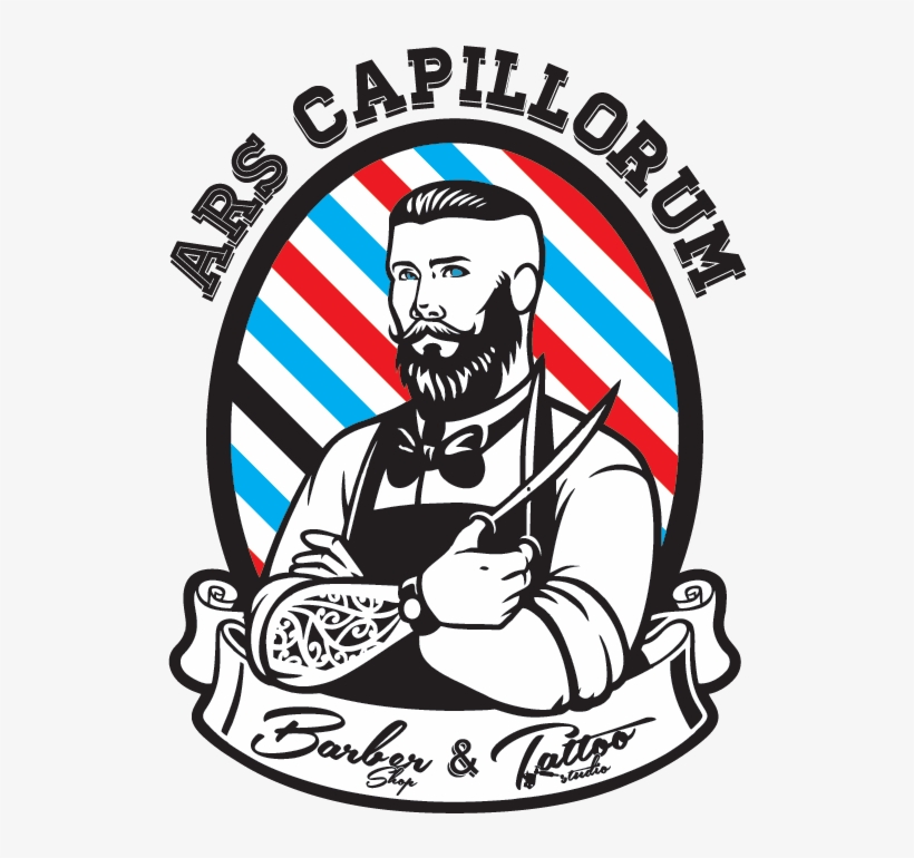 Logo Barber Shop - Bearded Barber, transparent png #8271547