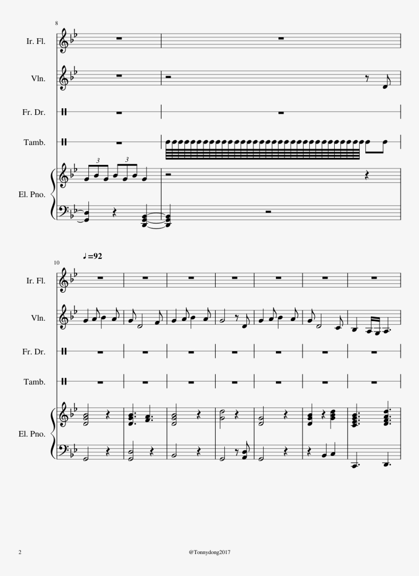 Morrigan The Celtic Raven Sheet Music Composed By Tonny - Love You Baby Partitura, transparent png #8271854