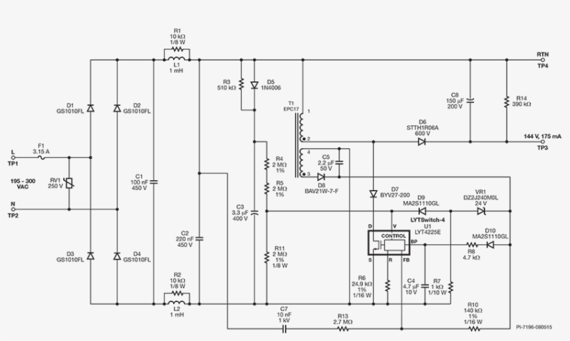 Led Driver Wiring Diagram from www.pngkey.com