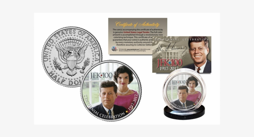 President John F - Kennedy Half Dollar, transparent png #8272635