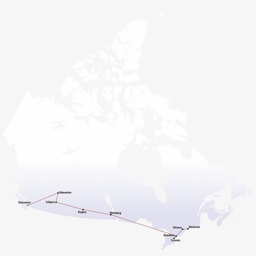 Ona Canada - Transgender Canada Map, transparent png #8273340