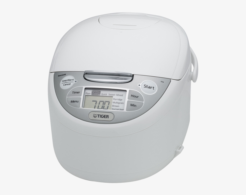 Jax-r Series White Micom Rice Cooker With Tacook Cooking - Rice Cooker, transparent png #8273413
