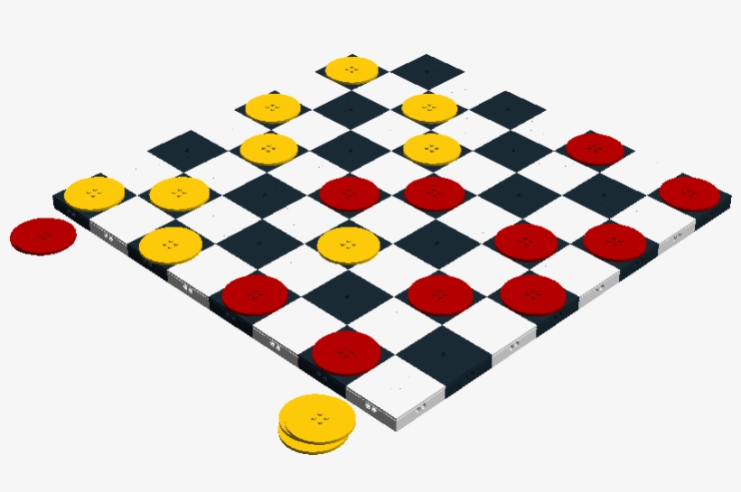 Ultimate Lego Checkers - Checkers Lego, transparent png #8273729