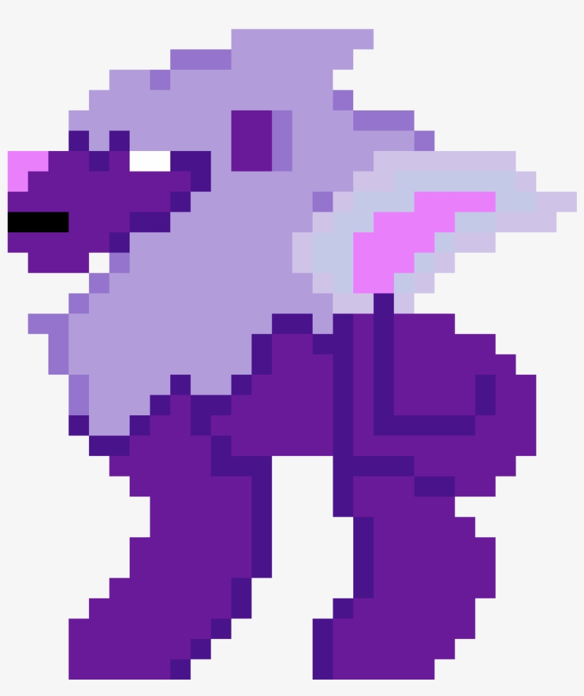 Purple Lion - Deadpool Logo Pixel Art, transparent png #8274070