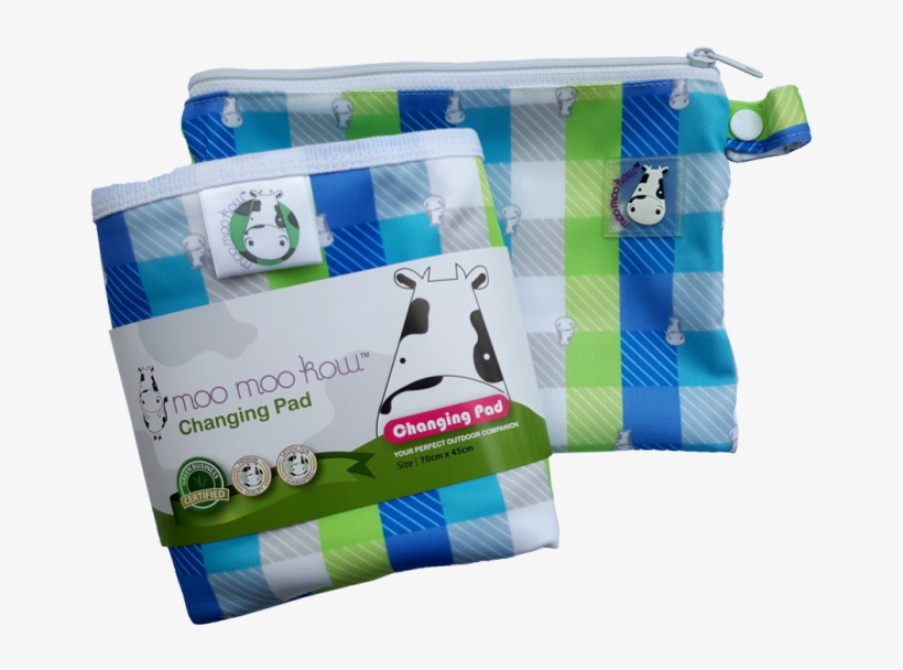 Moo Moo Kow Changing Pad Travel Size - Mail Bag, transparent png #8274238