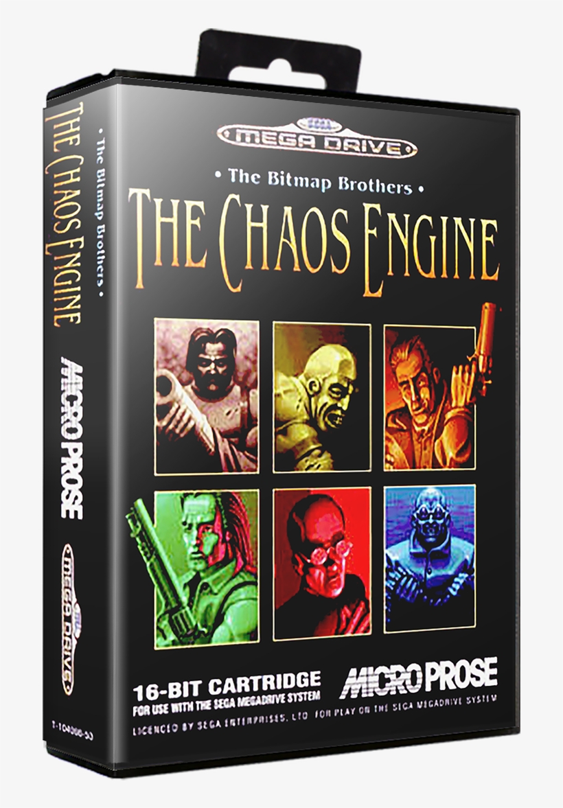 Sega Mega Drive Europe 3d Boxes - Chaos Engine, transparent png #8275260