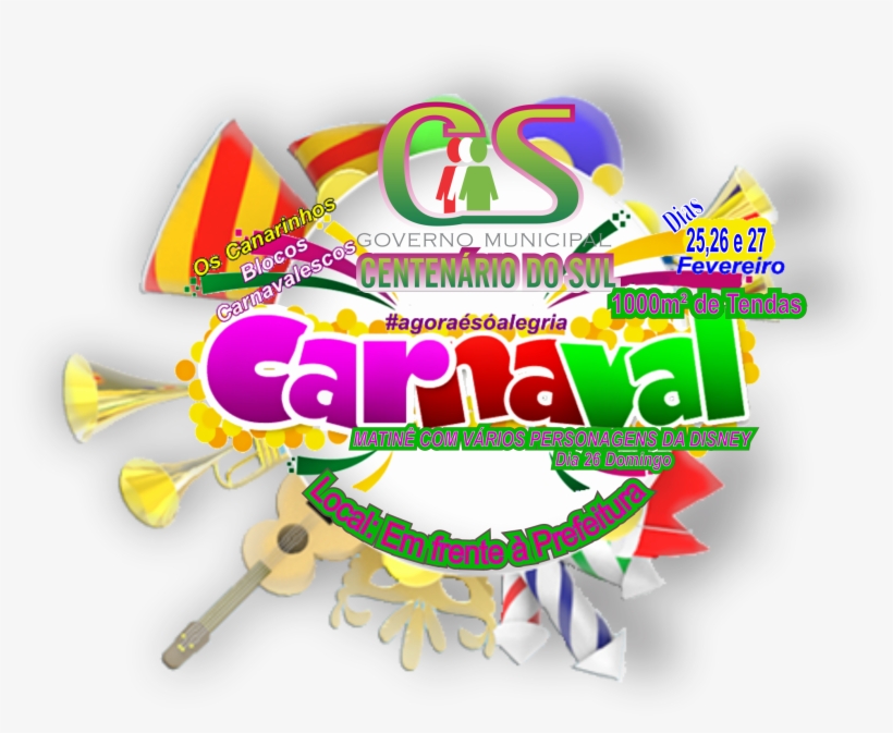 Vem Ai O Carnaval 2017 De Centenário Do Sul, Nos Dias - Carnaval, transparent png #8277670