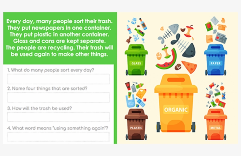 Google Classroom™ Activities - Waste Management Waste Segregation, transparent png #8277845