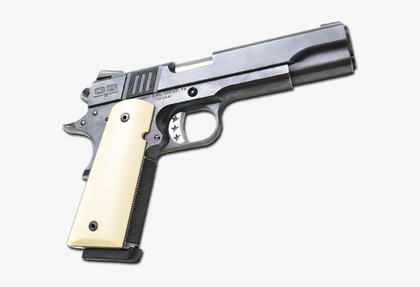 Vintage Classic - 1911 White Grips, transparent png #8277915