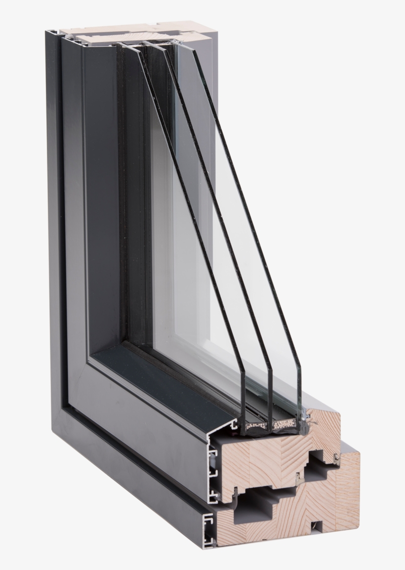 Sw14 Aluclad Passive Window Represents A Unique Nordic - Wood, transparent png #8279468