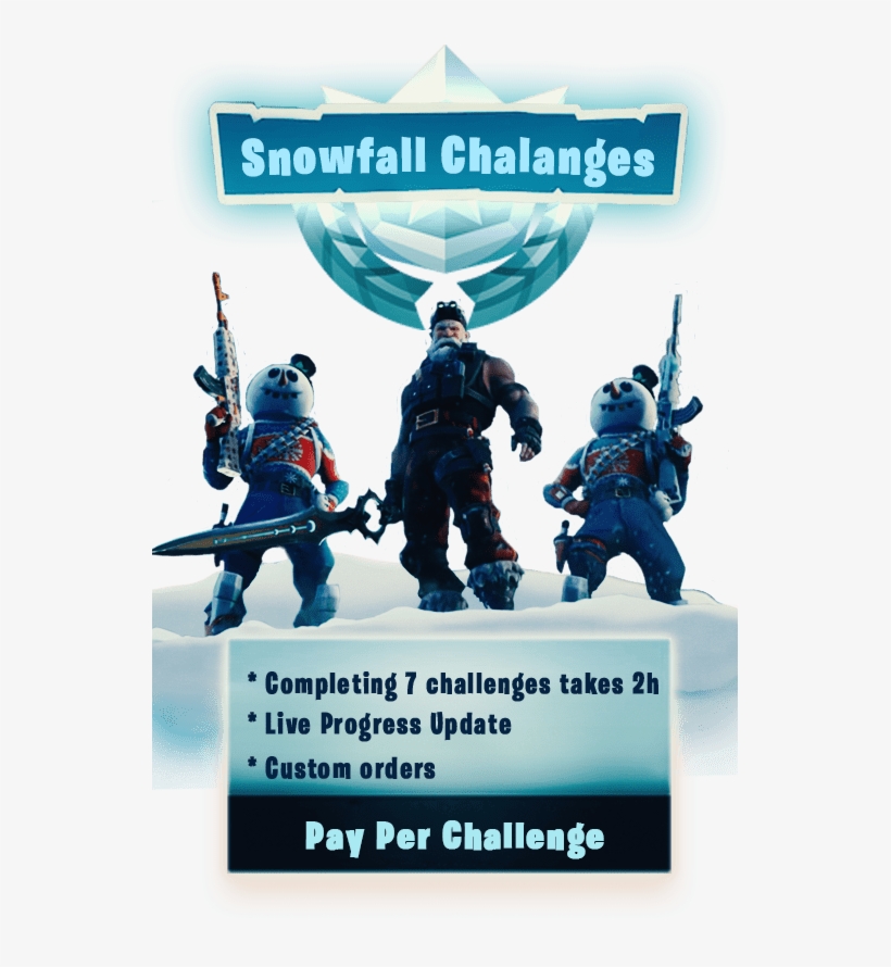 Snowfall Challenge Fortnite S7 - Snowfall Challenges For Fortnite, transparent png #8279851