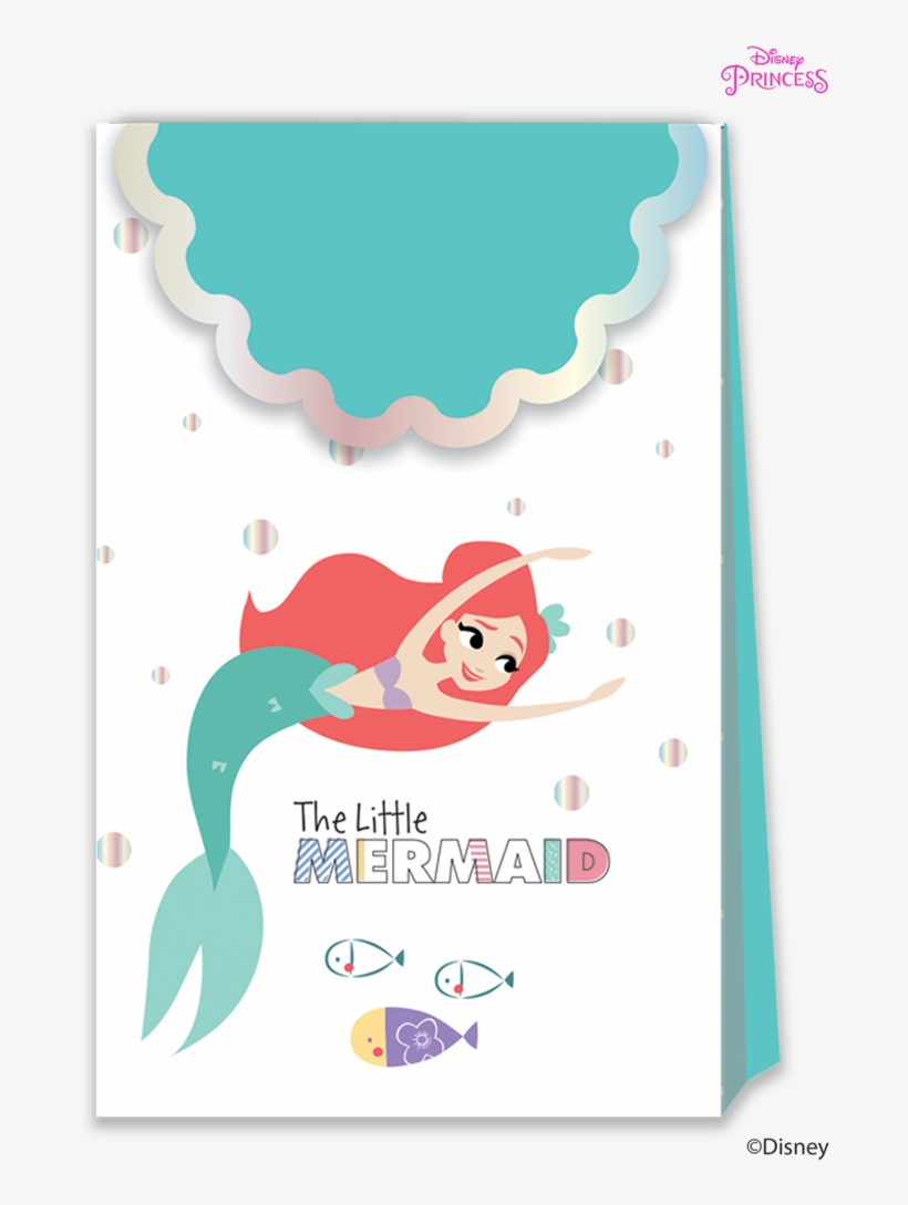Disney Princess Ariel Under The Sea Party Paper Loot - Ariel, transparent png #8281462