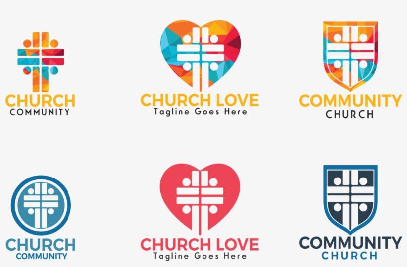Community Church Logo Design - Graphic Design, transparent png #8281466
