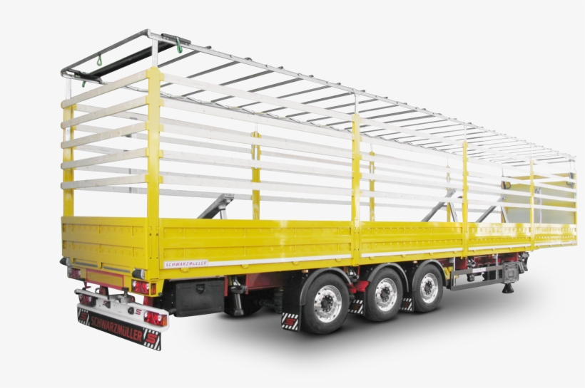 3-axle Lightweight Platform Semitrailer - Trailer Truck, transparent png #8281471