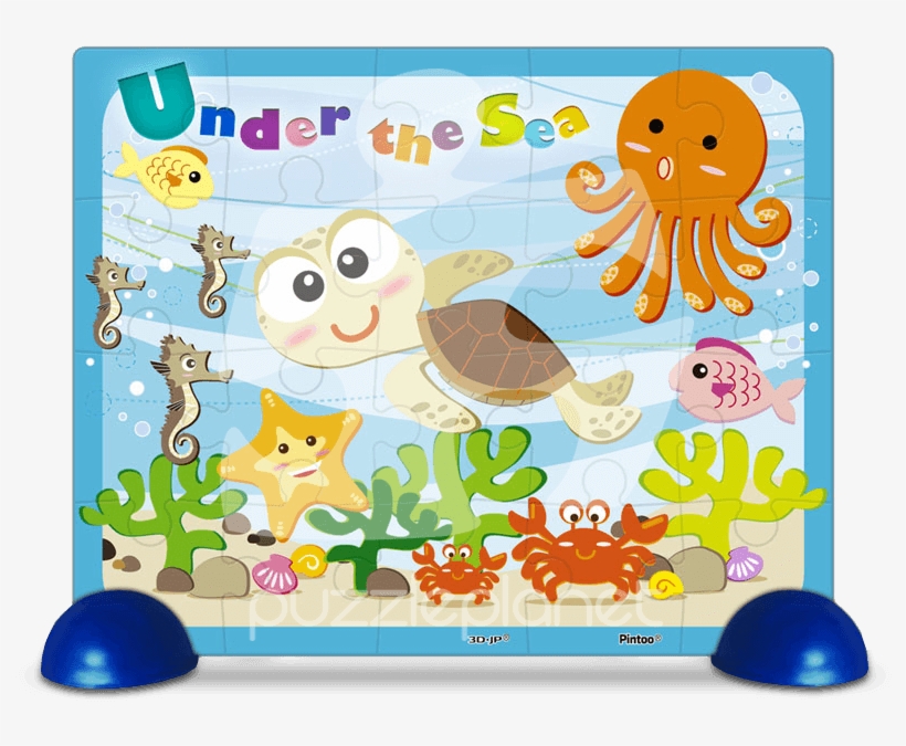 Home / Junior Puzzle / Junior 20 Pieces / Under The - Cartoon, transparent png #8281827