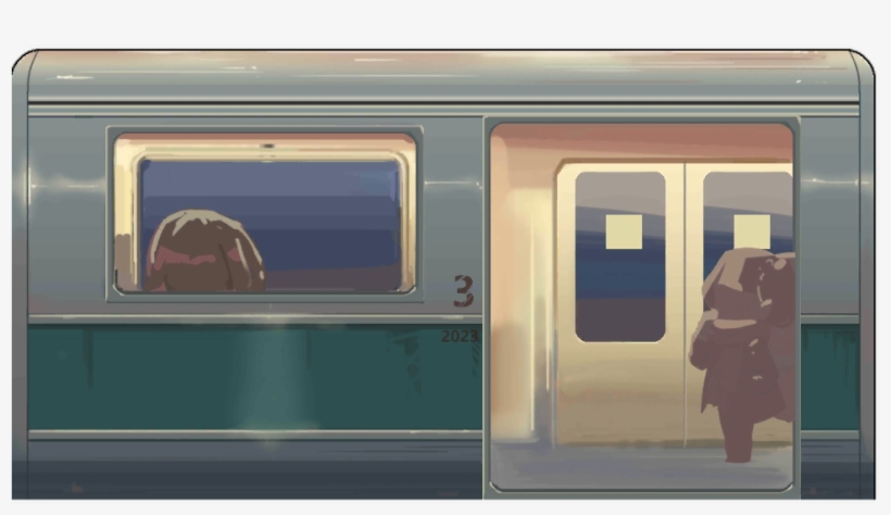 Subway Train Car - Train, transparent png #8281886