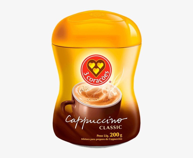 Sache Cappuccino Tres Corações, transparent png #8281921