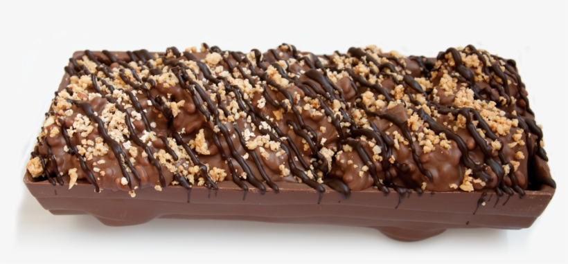 Fudge Crispy Log - Chocolate Cake, transparent png #8283409