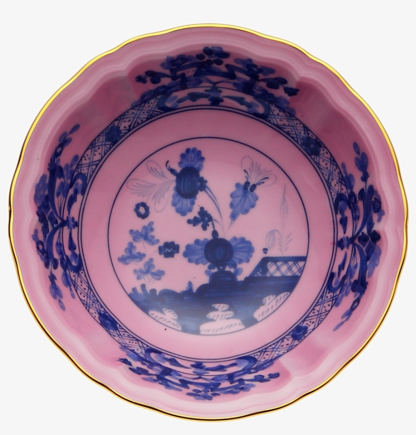 Fruit Bowl Oriente Italiano Azalea - Blue And White Porcelain, transparent png #8283479