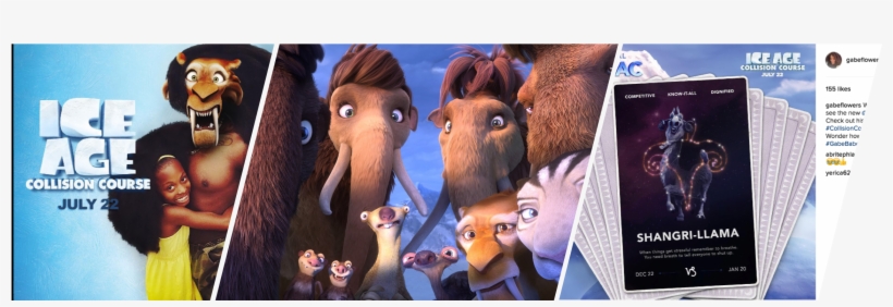 20th Century Fox Has Done It Again - Ice Age 5 Shira And Diego, transparent png #8283549