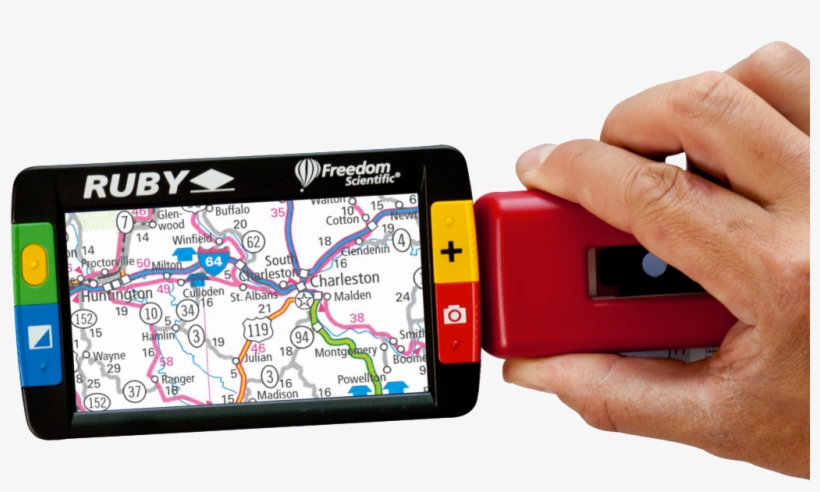 Handheld Video Magnifier With Clear, Vivid Image And - Loupe Electronique De Poche, transparent png #8284369