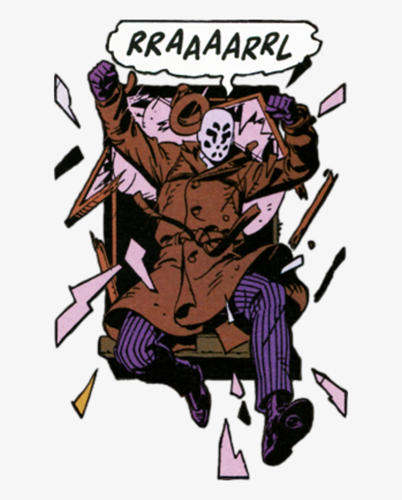 The Best Panel In The Entirety Of Alan Moore's Masterpiece - Rorschach Rraaaarrl, transparent png #8284409
