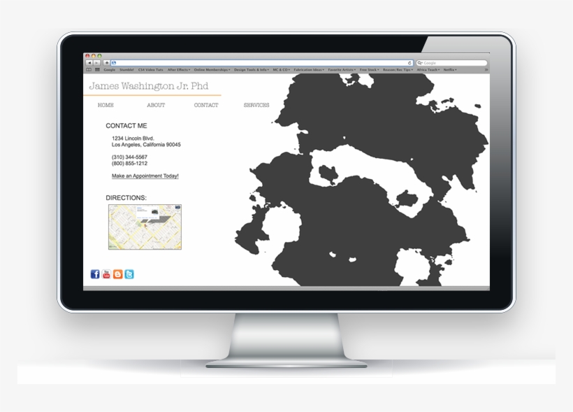 Rorschach Psychology Site - Led-backlit Lcd Display, transparent png #8284897