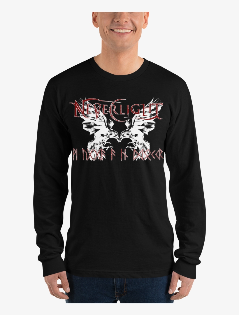 Rorschach Ravens Long-sleeved Shirt - T-shirt, transparent png #8284969