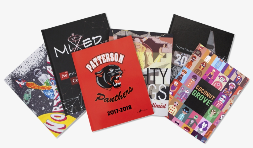 A Durable Coating Is Applied To All Full Color Yearbook - High School Yearbook Covers, transparent png #8287902