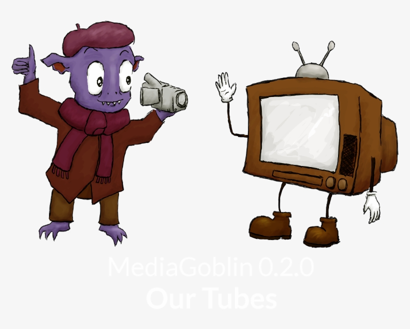 Mediagoblin 0 - 2 - 0 - Our Tubes Banner - Cartoon, transparent png #8287946