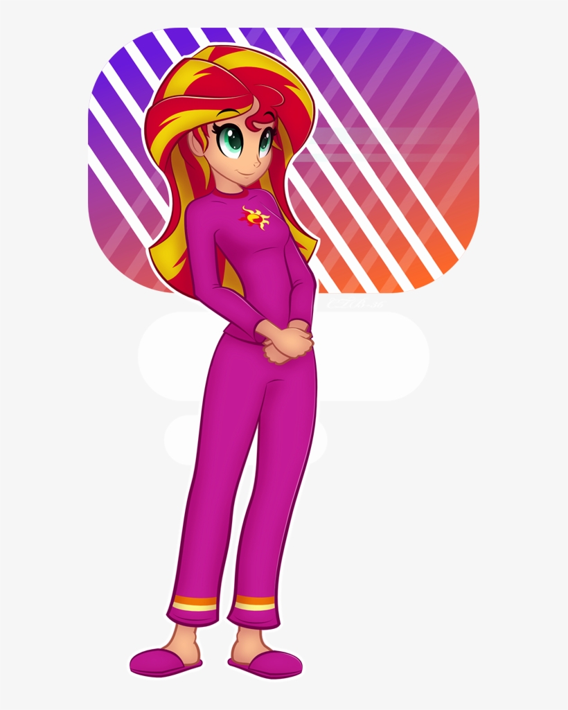Sunset Pjs By Ctb-36 - My Little Pony Equestria Girl Pin Paj, transparent png #8288491