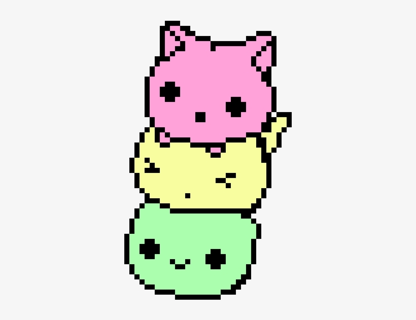 Blob - Pixel Art Kawaii Chat, transparent png #8288632