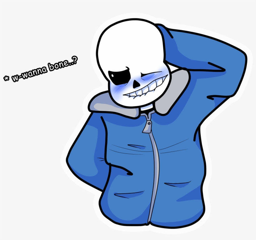 Oh And Here I Made This For You &lt - Sans Wanna Bone, transparent png #8289164