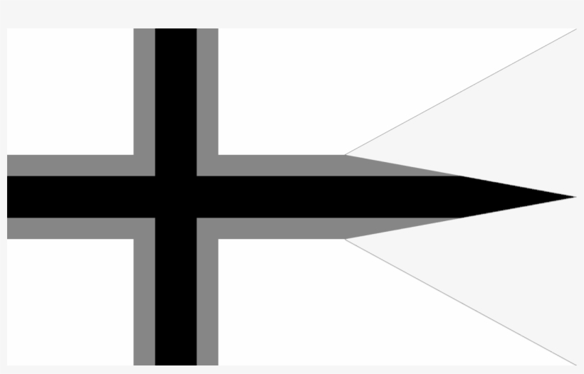 Tricolor Nordic Swallowtail Flag - Cross, transparent png #8290051