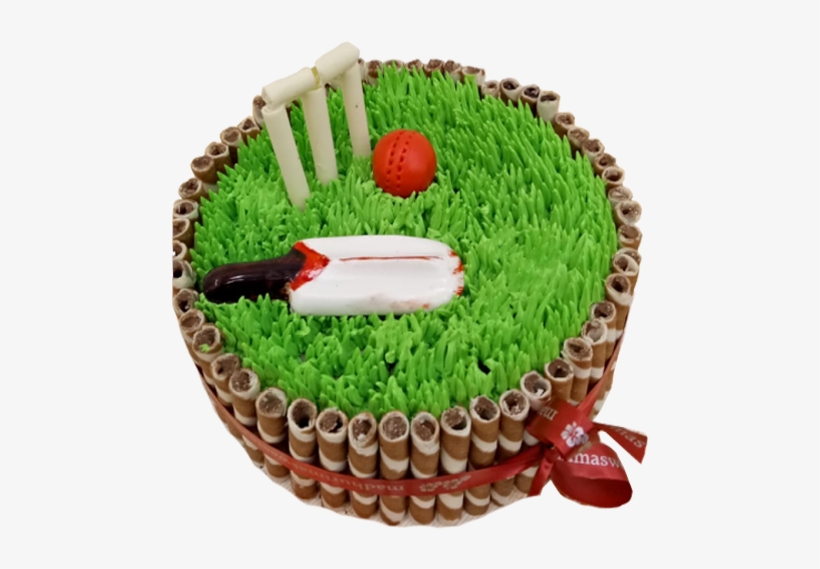 Cricket Pitch Cake - Birthday Cake, transparent png #8290350