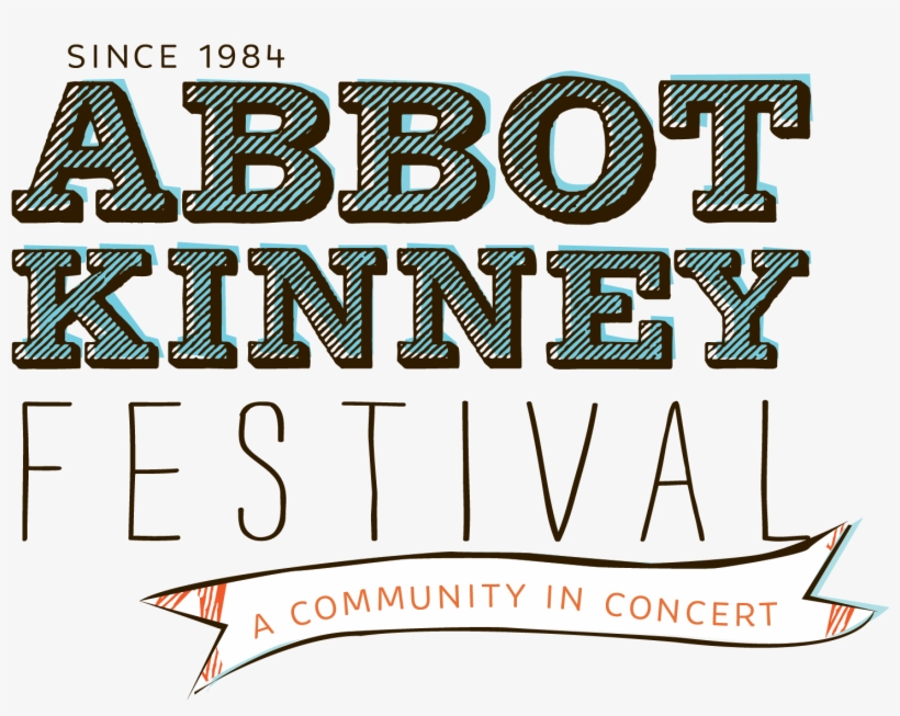 Abbot Kinney Festival Logo, transparent png #8290409