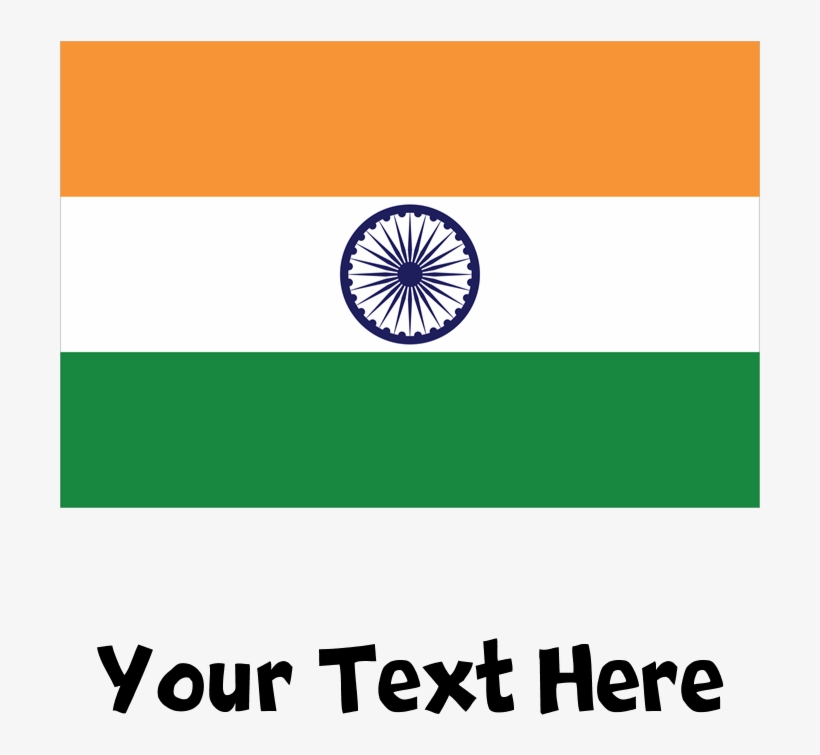 Indian Flag Drinking Glass - Flag Of India, transparent png #8291160