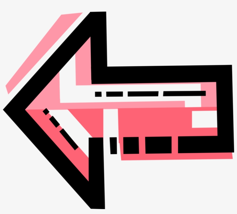 Backwards Direction Arrow Image - Sign, transparent png #8291537