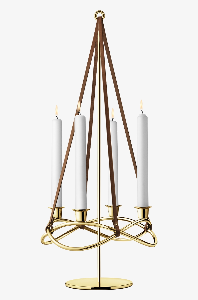 Season Extension For Candleholder, Gold Plated - Georg Jensen Adventskrans Guld, transparent png #8291773