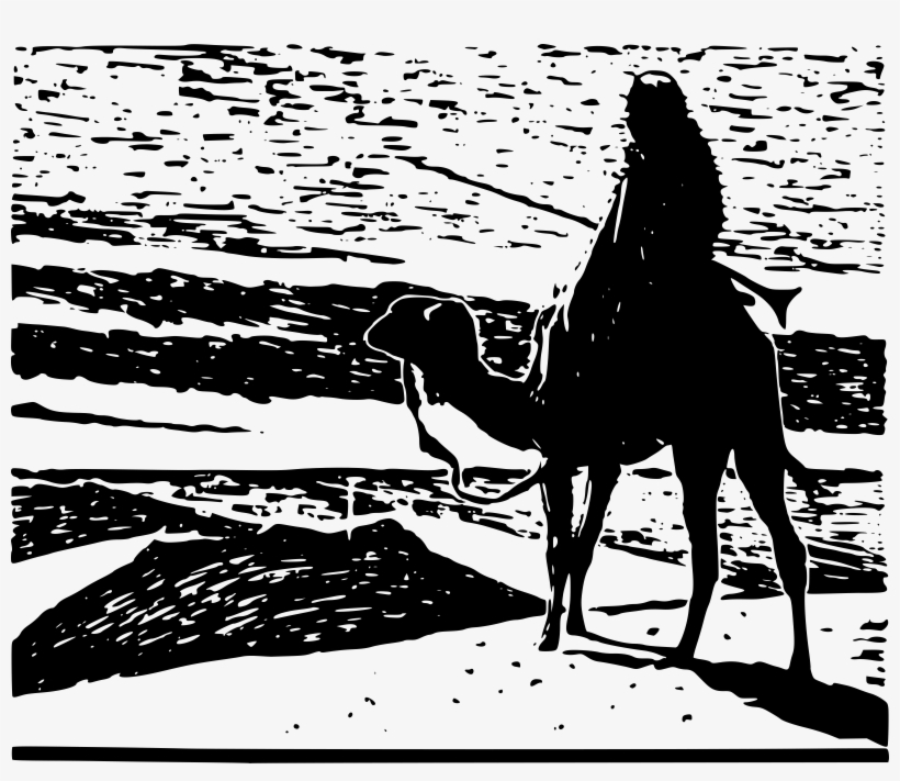 This Free Icons Png Design Of Camel And Rider, transparent png #8291933