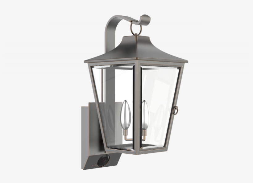 Array By Hampton Smart Coach Light Traditional - Security Light With Camera Built, transparent png #8292067