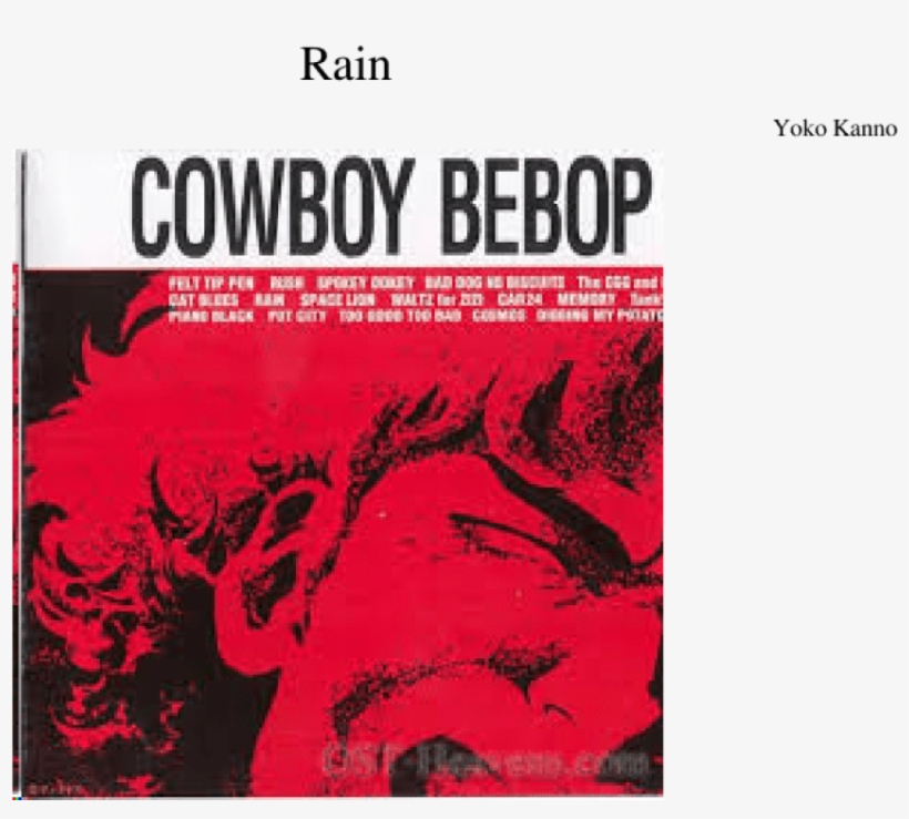 Free Png Download Cowboy Bebop Album Cover Png Images - Cowboy Bebop Soundtrack Vol 1, transparent png #8292138