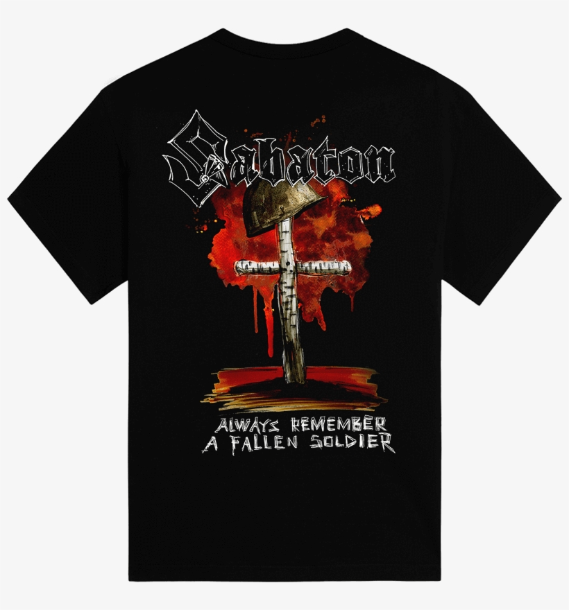 1 Always Remember Sabaton T-shirt Backside - Sabaton 40 To 1 Shirt, transparent png #8292909