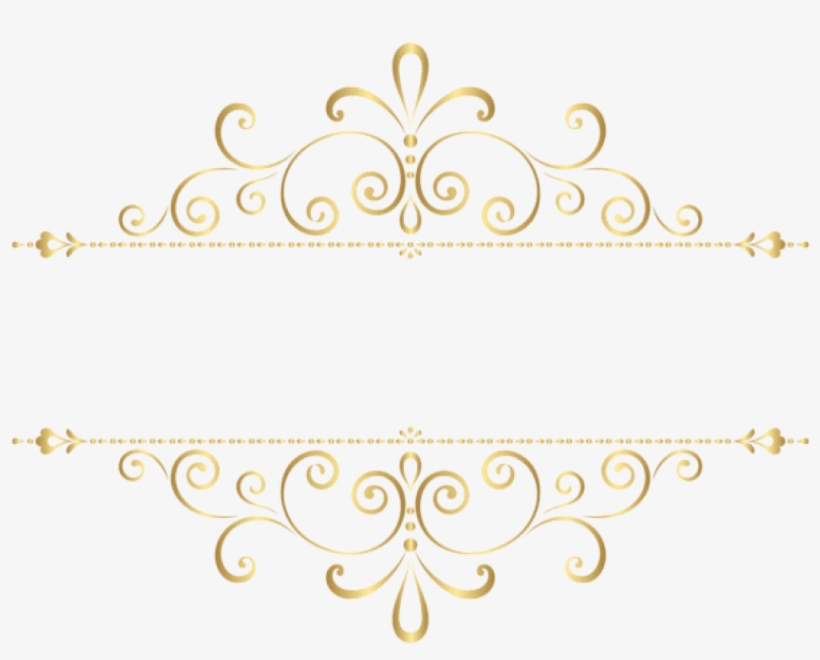 Free Png Download Gold Element Clipart Png Photo Png - Motif, transparent png #8293812
