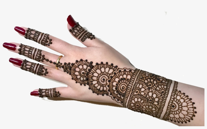 Drawing Of Mehndi Design, transparent png #8293944