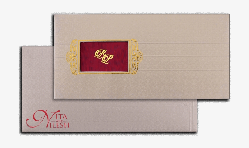 Hindu Wedding Cards - Envelope, transparent png #8294612